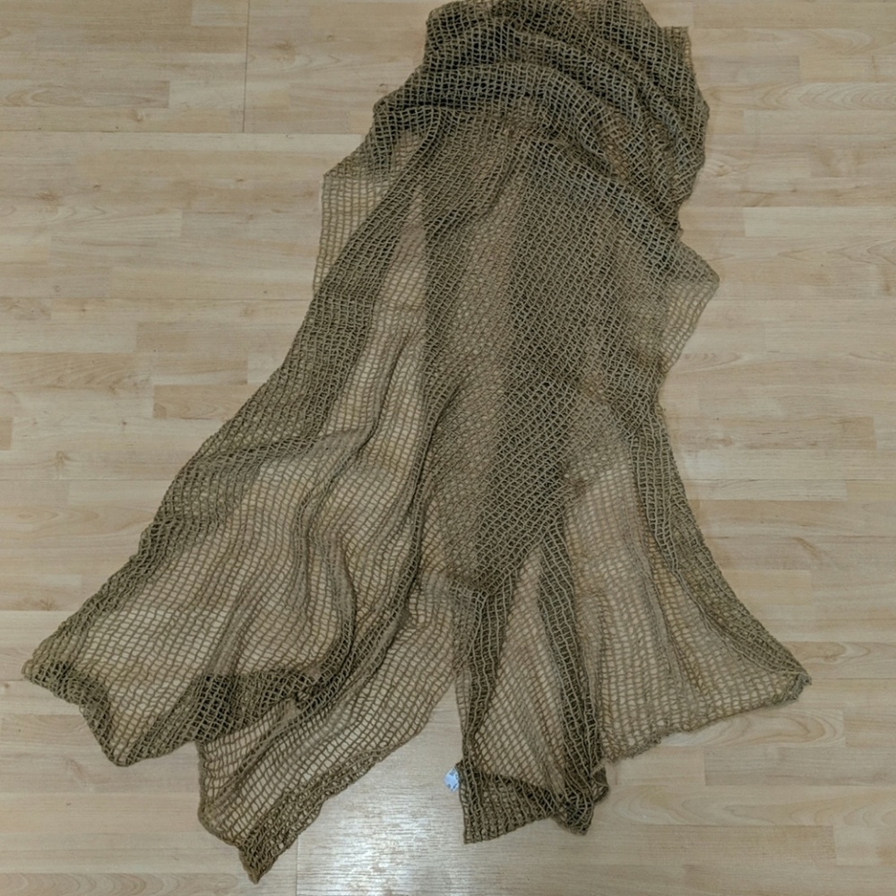 Long tan scarf